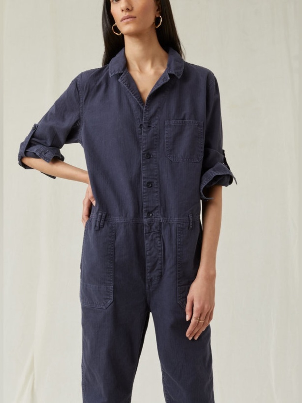 “Closed” Women's Navy Utility Jumpsuit